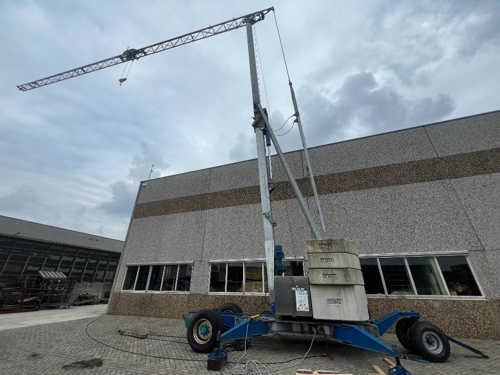 Soima Construction crane SOIMA SGH 19x28 - 28 mete - Trailer mounted boom lift: picture 1 Soima Construction crane SOIMA SGH 19x28 - 28 mete - Trailer mounted boom lift: picture 1