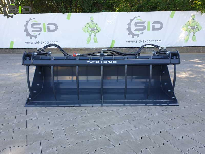 New Clamshell bucket for Clamshell bucket SID Greifschaufel Krokodilschaufel Silagegreifer S / Grab bucket forged tines S 1,2 m: picture 8