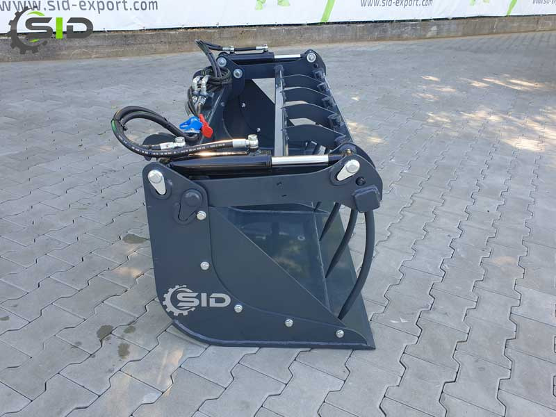 New Clamshell bucket for Clamshell bucket SID Greifschaufel Krokodilschaufel Silagegreifer S / Grab bucket forged tines S 1,2 m: picture 6