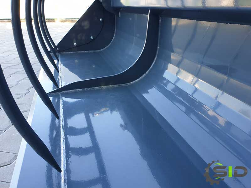New Clamshell bucket for Clamshell bucket SID Greifschaufel Krokodilschaufel Silagegreifer S / Grab bucket forged tines S 1,2 m: picture 10