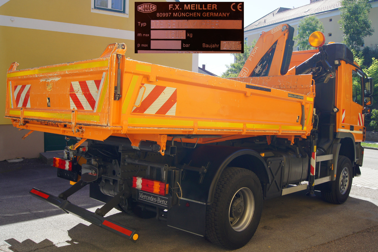 MERCEDES-BENZ ACTROS 1836 /4x4/TÜV/FASSI 110/MEILLER/Wechselsystem/Winterdienst - Crane truck: picture 4 MERCEDES-BENZ ACTROS 1836 /4x4/TÜV/FASSI 110/MEILLER/Wechselsystem/Winterdienst - Crane truck: picture 4