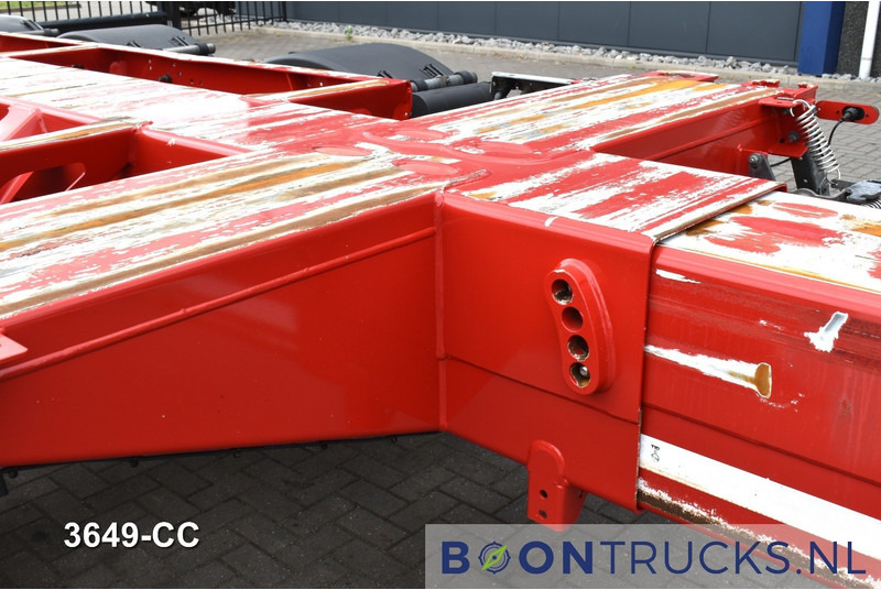 Container transporter/ Swap body semi-trailer D-Tec FLEXITRAILER | 2x20-30-40-45ft HC * 2x LIFT AXLE * 2x EXTENDABLE * NL TRAILER * APK 09-2026: picture 18