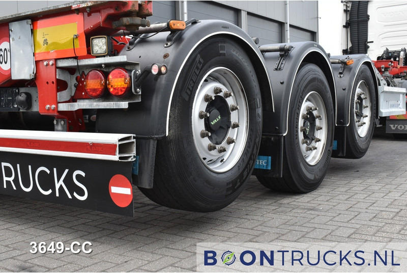 Container transporter/ Swap body semi-trailer D-Tec FLEXITRAILER | 2x20-30-40-45ft HC * 2x LIFT AXLE * 2x EXTENDABLE * NL TRAILER * APK 09-2026: picture 8