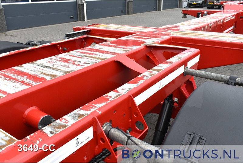 Container transporter/ Swap body semi-trailer D-Tec FLEXITRAILER | 2x20-30-40-45ft HC * 2x LIFT AXLE * 2x EXTENDABLE * NL TRAILER * APK 09-2026: picture 19