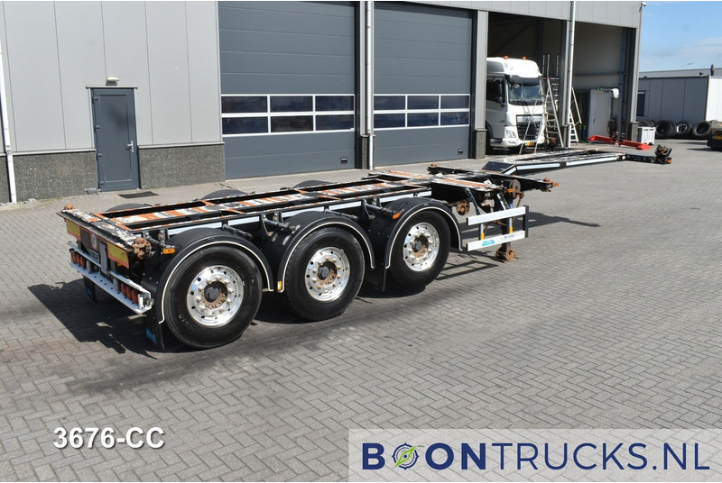 D-Tec FLEXITRAILER | 2x20-30-40-45ft HC * MB / DISC * ALCOA * 2x EXTENDABLE - Container transporter/ Swap body semi-trailer: picture 1 D-Tec FLEXITRAILER | 2x20-30-40-45ft HC * MB / DISC * ALCOA * 2x EXTENDABLE - Container transporter/ Swap body semi-trailer: picture 1