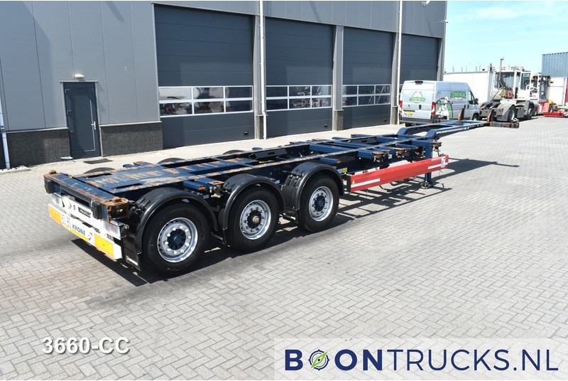 Krone SD BOX LINER | 2x20-30-40-45ft HC * LIFT AXLE * BPW/DISC * EXTENDABLE REAR * 10x AVAILABLE - Container transporter/ Swap body semi-trailer: picture 1 Krone SD BOX LINER | 2x20-30-40-45ft HC * LIFT AXLE * BPW/DISC * EXTENDABLE REAR * 10x AVAILABLE - Container transporter/ Swap body semi-trailer: picture 1