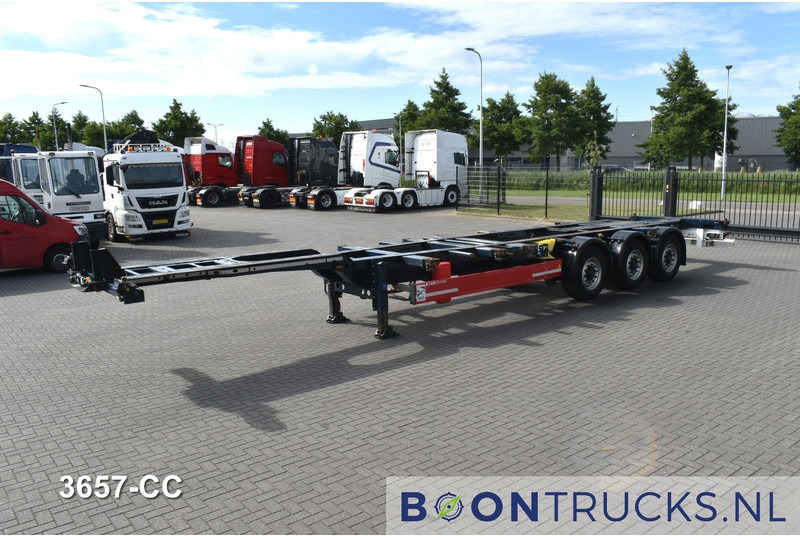 Krone SD BOX LINER | 2x20-40-45ft HC * LIFT AXLE * BPW/DISC * EXTENDABLE REAR * 10x AVAILABLE - Container transporter/ Swap body semi-trailer: picture 4 Krone SD BOX LINER | 2x20-40-45ft HC * LIFT AXLE * BPW/DISC * EXTENDABLE REAR * 10x AVAILABLE - Container transporter/ Swap body semi-trailer: picture 4