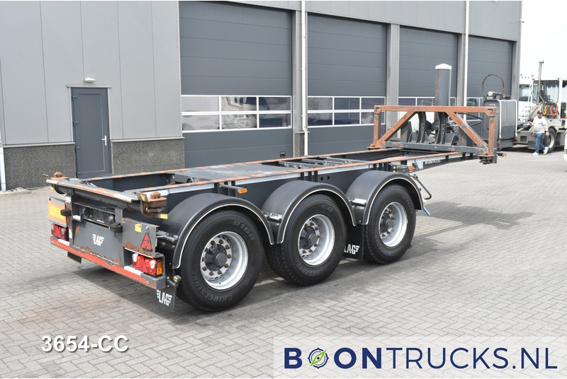 LAG O-3-CC A9 | 20ft TIPPING CHASSIS * 24v SELF SUPPORT * LIFT AXLE * BPW / DISC - Container transporter/ Swap body semi-trailer: picture 1 LAG O-3-CC A9 | 20ft TIPPING CHASSIS * 24v SELF SUPPORT * LIFT AXLE * BPW / DISC - Container transporter/ Swap body semi-trailer: picture 1