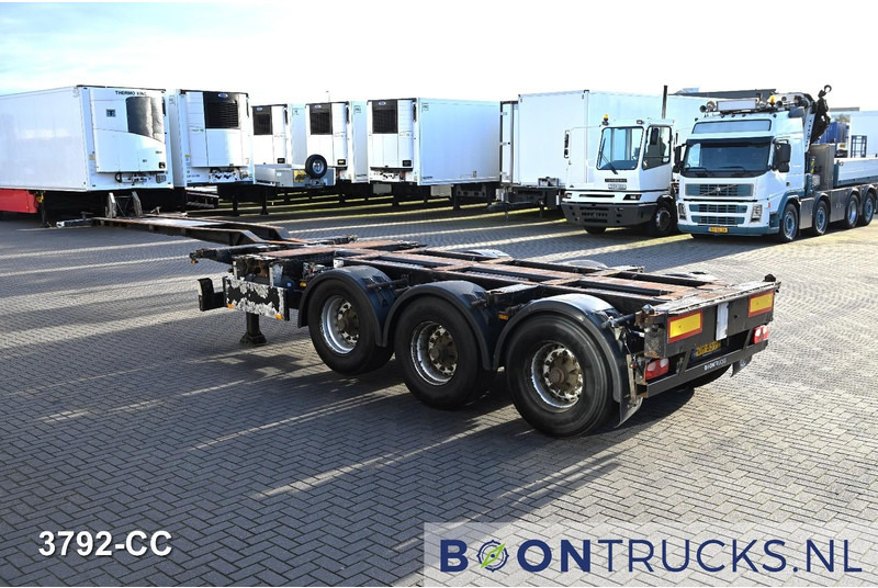 Pacton T3-010 2x20-30-40-45ft HC * 2x EXTENDABLE * 1x LIFT AXLE * NL TRAILER - Container transporter/ Swap body semi-trailer: picture 3 Pacton T3-010 2x20-30-40-45ft HC * 2x EXTENDABLE * 1x LIFT AXLE * NL TRAILER - Container transporter/ Swap body semi-trailer: picture 3