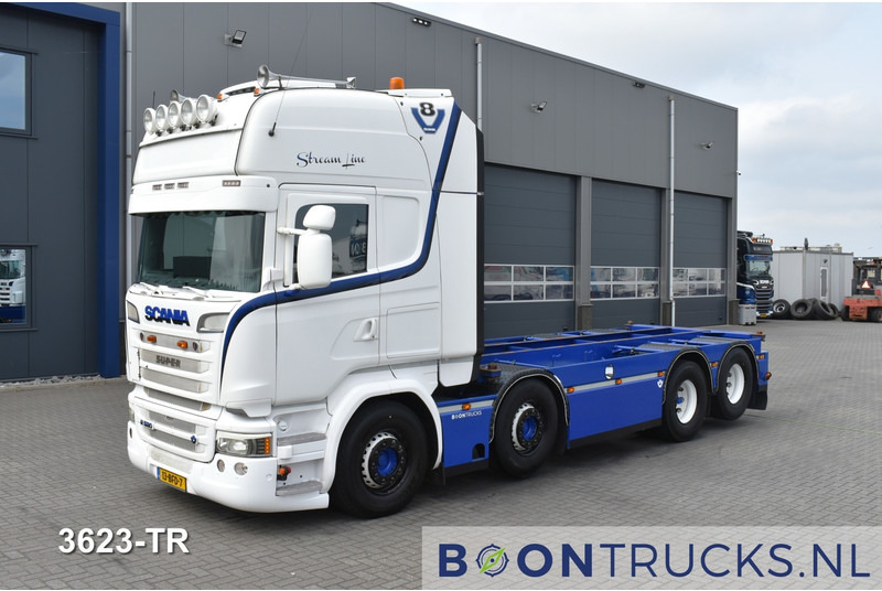 Scania R520 8 x 2 | 20ft * V8 * RETARDER * NL TRUCK * APK 08-2025 * TOP CONDITION * VOGELZANG 2020 - Container transporter/ Swap body truck: picture 1 Scania R520 8 x 2 | 20ft * V8 * RETARDER * NL TRUCK * APK 08-2025 * TOP CONDITION * VOGELZANG 2020 - Container transporter/ Swap body truck: picture 1