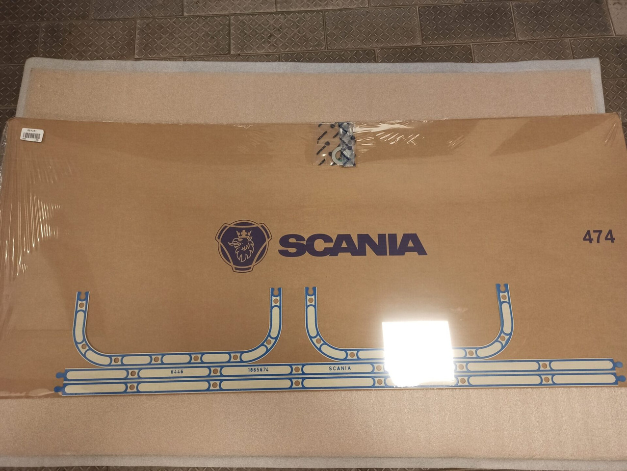 SCANIA OIL SUMP GASKET - 551351 - Engine gasket for Truck: picture 1 SCANIA OIL SUMP GASKET - 551351 - Engine gasket for Truck: picture 1