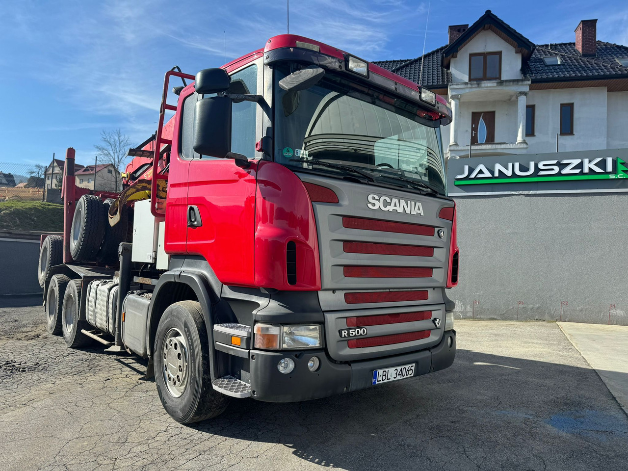 SCANIA R500 - Timber truck, Crane truck: picture 1 SCANIA R500 - Timber truck, Crane truck: picture 1