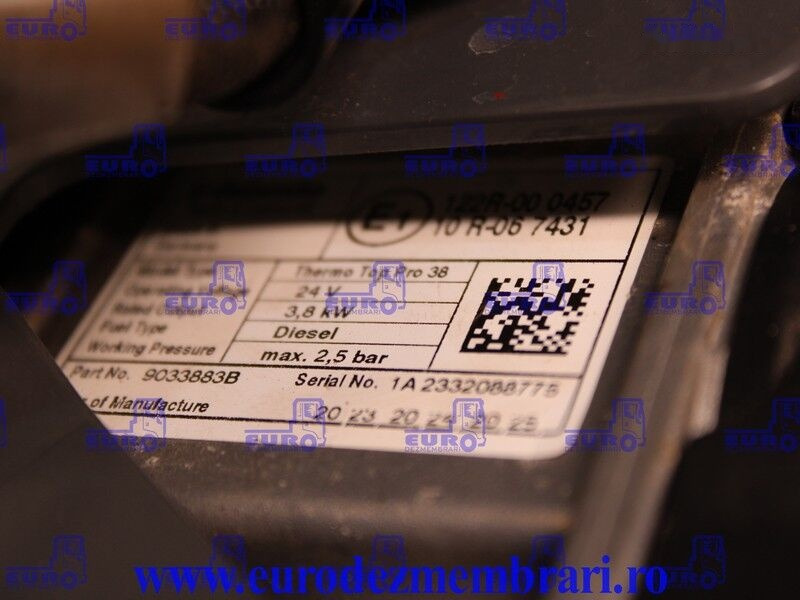 DAF XF XG 2289937 - Heating/ Ventilation for Truck: picture 1 DAF XF XG 2289937 - Heating/ Ventilation for Truck: picture 1