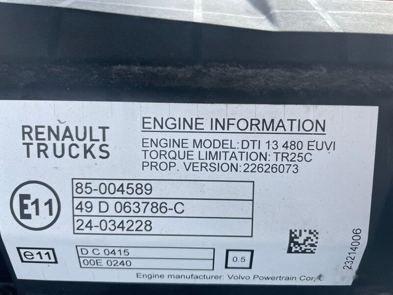 Renault T DTI13 22626073 - Engine for Truck: picture 2 Renault T DTI13 22626073 - Engine for Truck: picture 2