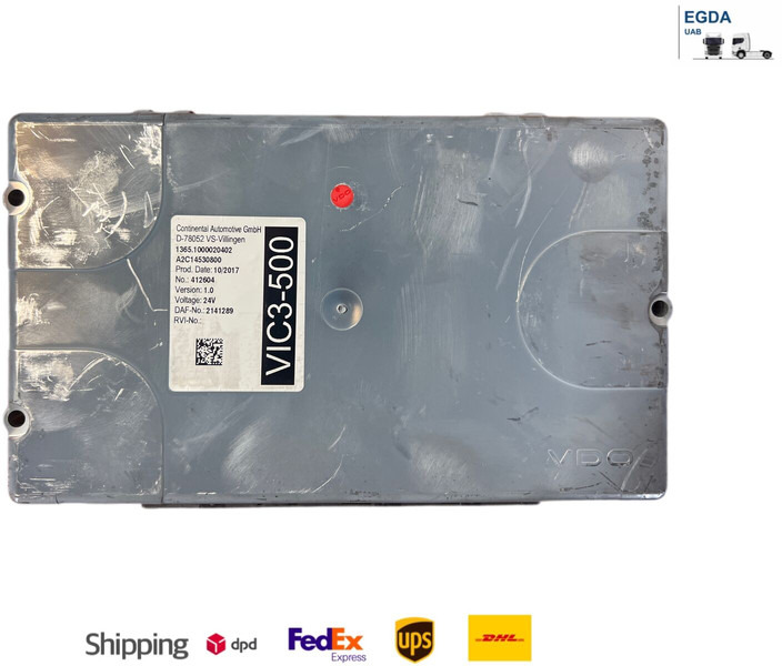 DAF 2017 VIC3-500 2141289 - ECU: picture 1 DAF 2017 VIC3-500 2141289 - ECU: picture 1