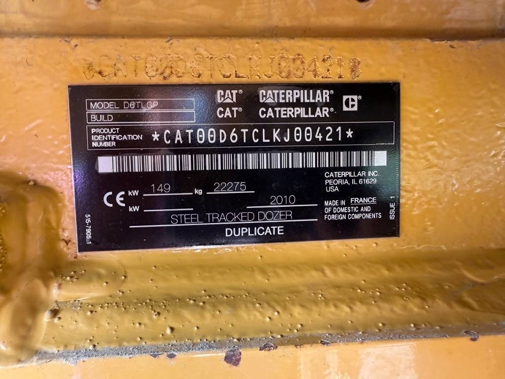 CAT D 6 T LGP - Bulldozer: picture 5 CAT D 6 T LGP - Bulldozer: picture 5