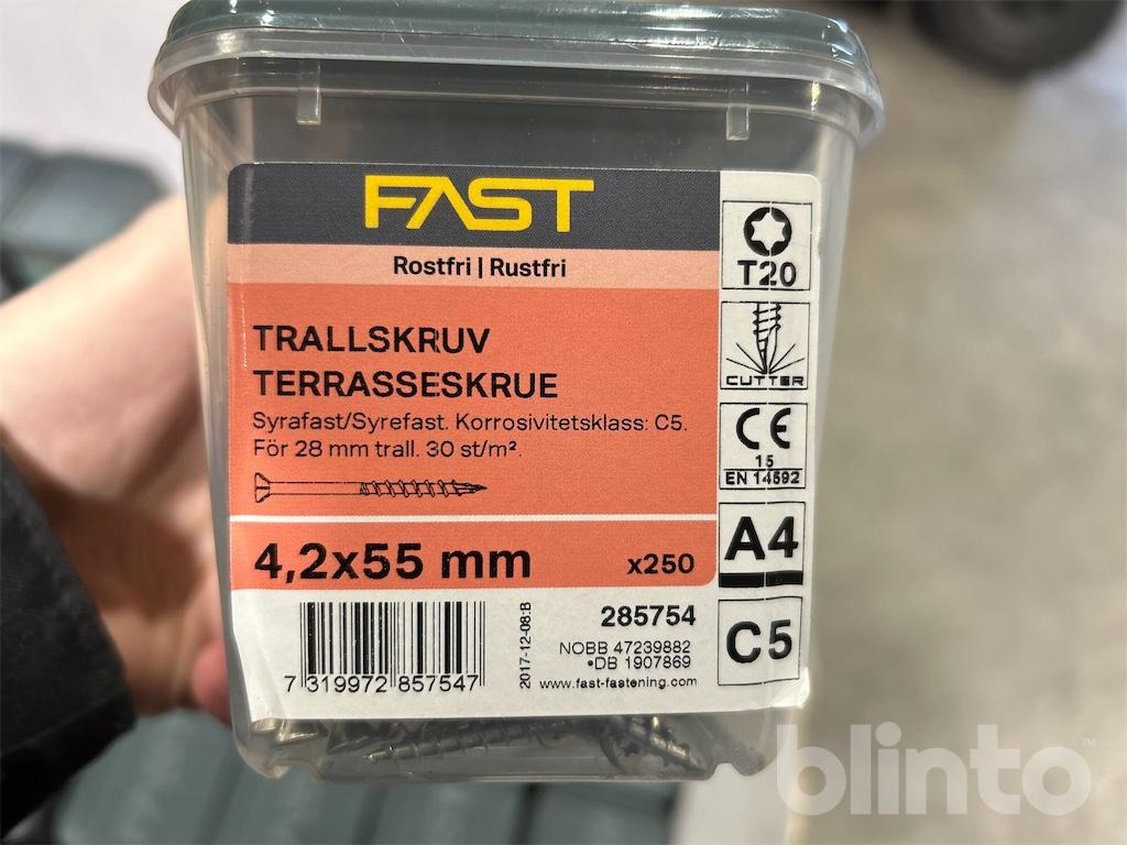 384 st paket Fast 4,2 x 55 mm - Tool/ Equipment: picture 3 384 st paket Fast 4,2 x 55 mm - Tool/ Equipment: picture 3