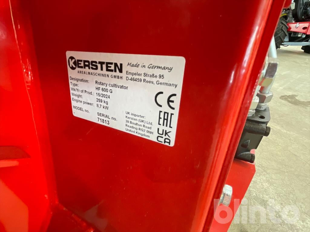 Kersten Rotary Cultivator HF 600 G - Garden tiller: picture 5 Kersten Rotary Cultivator HF 600 G - Garden tiller: picture 5