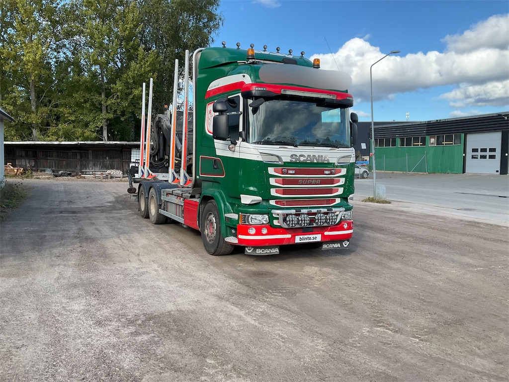 SCANIA R580 - Timber truck, Crane truck: picture 2 SCANIA R580 - Timber truck, Crane truck: picture 2