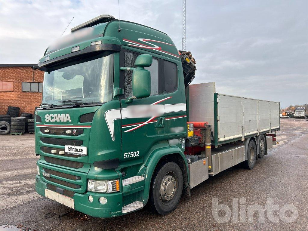 Scania R450 6x2*4 Palfinger PK22002 EH - Dropside/ Flatbed truck, Crane truck: picture 1 Scania R450 6x2*4 Palfinger PK22002 EH - Dropside/ Flatbed truck, Crane truck: picture 1