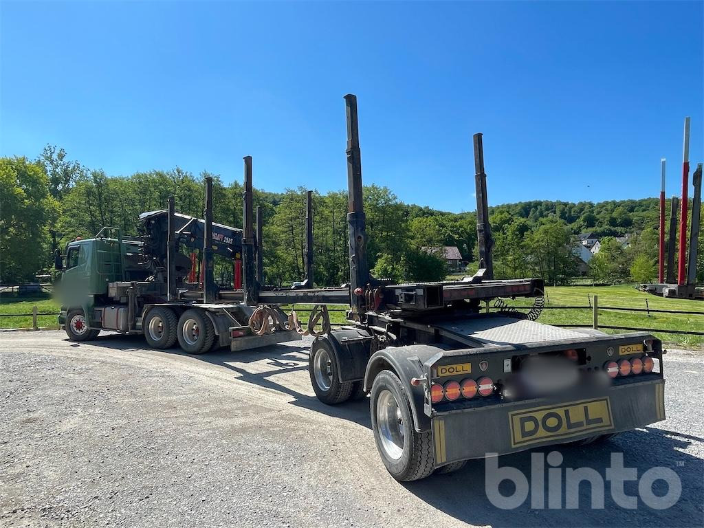 Scania R580 6x4 - Timber truck, Crane truck: picture 3 Scania R580 6x4 - Timber truck, Crane truck: picture 3