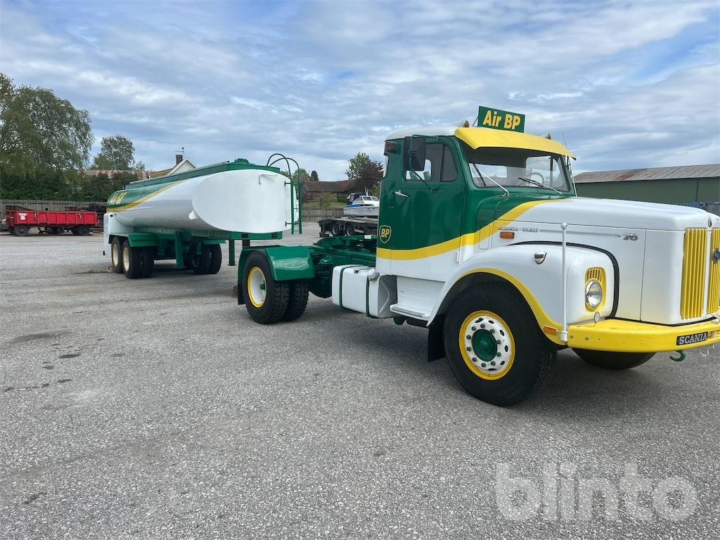 SCANIA Vabis L 76 42 160 Super & Tanktrailer Br. Fors - Tractor unit, Tank trailer: picture 5 SCANIA Vabis L 76 42 160 Super & Tanktrailer Br. Fors - Tractor unit, Tank trailer: picture 5
