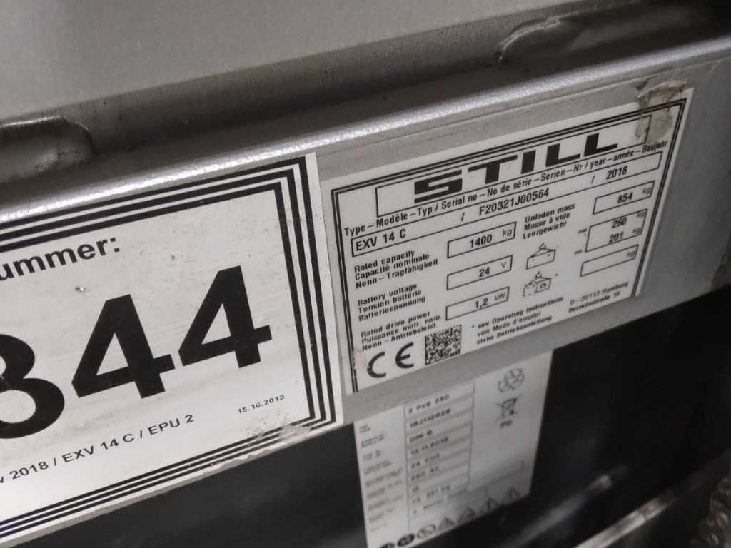 Still EXV14C - Stacker: picture 5 Still EXV14C - Stacker: picture 5