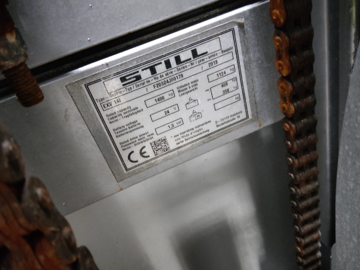 Still EXV14I/LIION - Stacker: picture 5 Still EXV14I/LIION - Stacker: picture 5