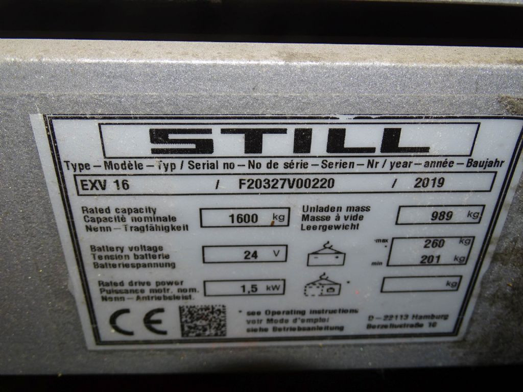 Still EXV16 - Stacker: picture 5 Still EXV16 - Stacker: picture 5