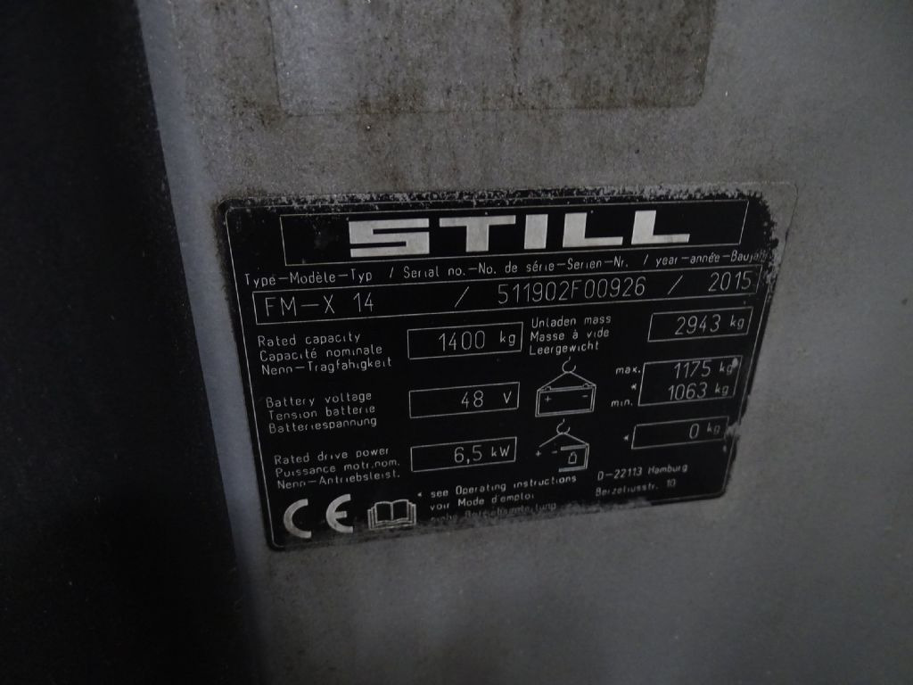 Still FM-X14 - Reach truck: picture 5 Still FM-X14 - Reach truck: picture 5