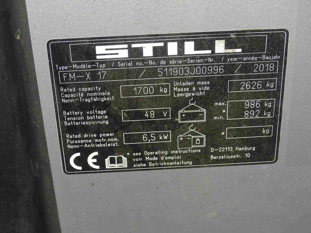 Still FM-X17 - Reach truck: picture 5 Still FM-X17 - Reach truck: picture 5
