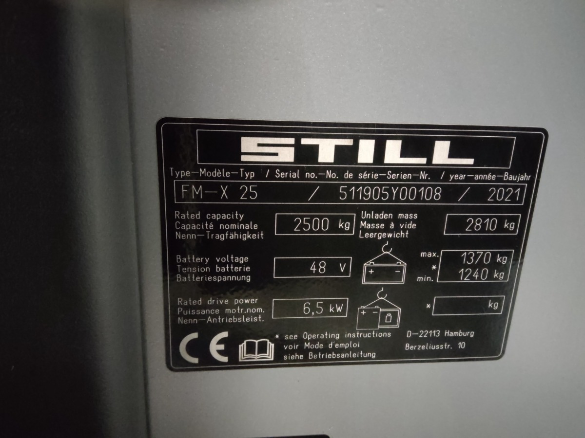 Still FM-X25 - Reach truck: picture 5 Still FM-X25 - Reach truck: picture 5