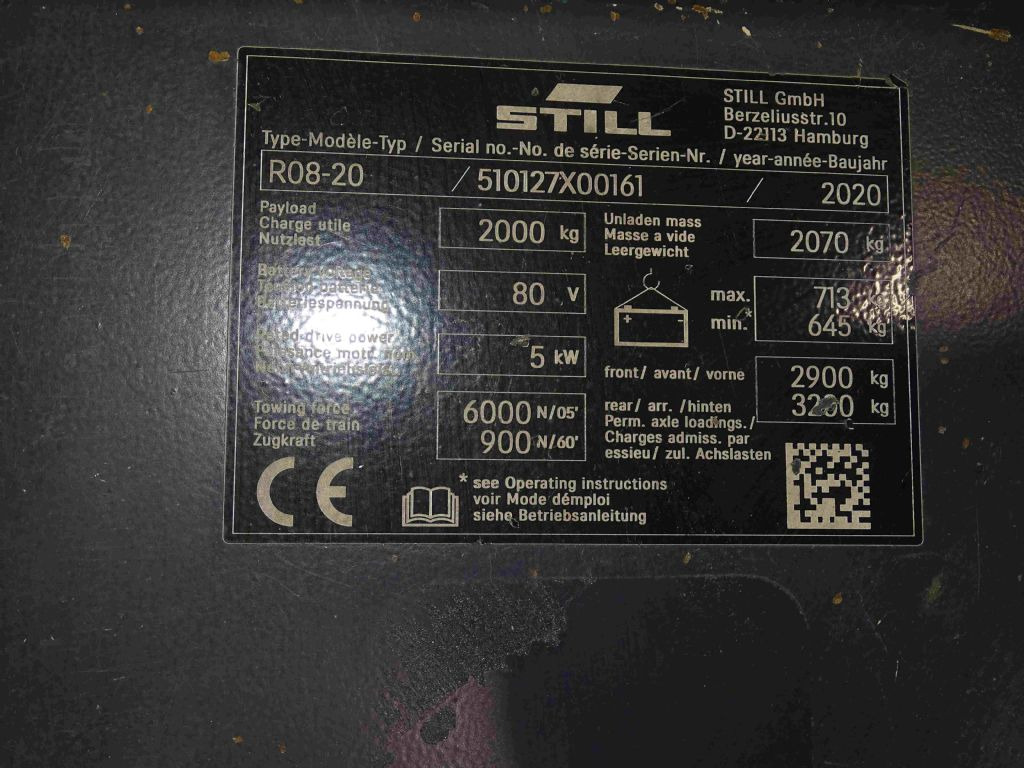 Still R08-20 - Tow tractor: picture 5 Still R08-20 - Tow tractor: picture 5