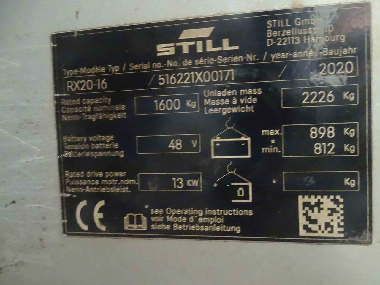 Still RX20-16 - Electric forklift: picture 5 Still RX20-16 - Electric forklift: picture 5