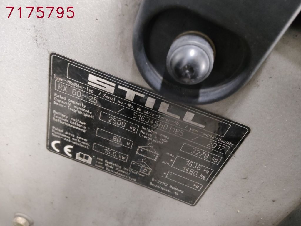 Still RX60-25 - Electric forklift: picture 5 Still RX60-25 - Electric forklift: picture 5
