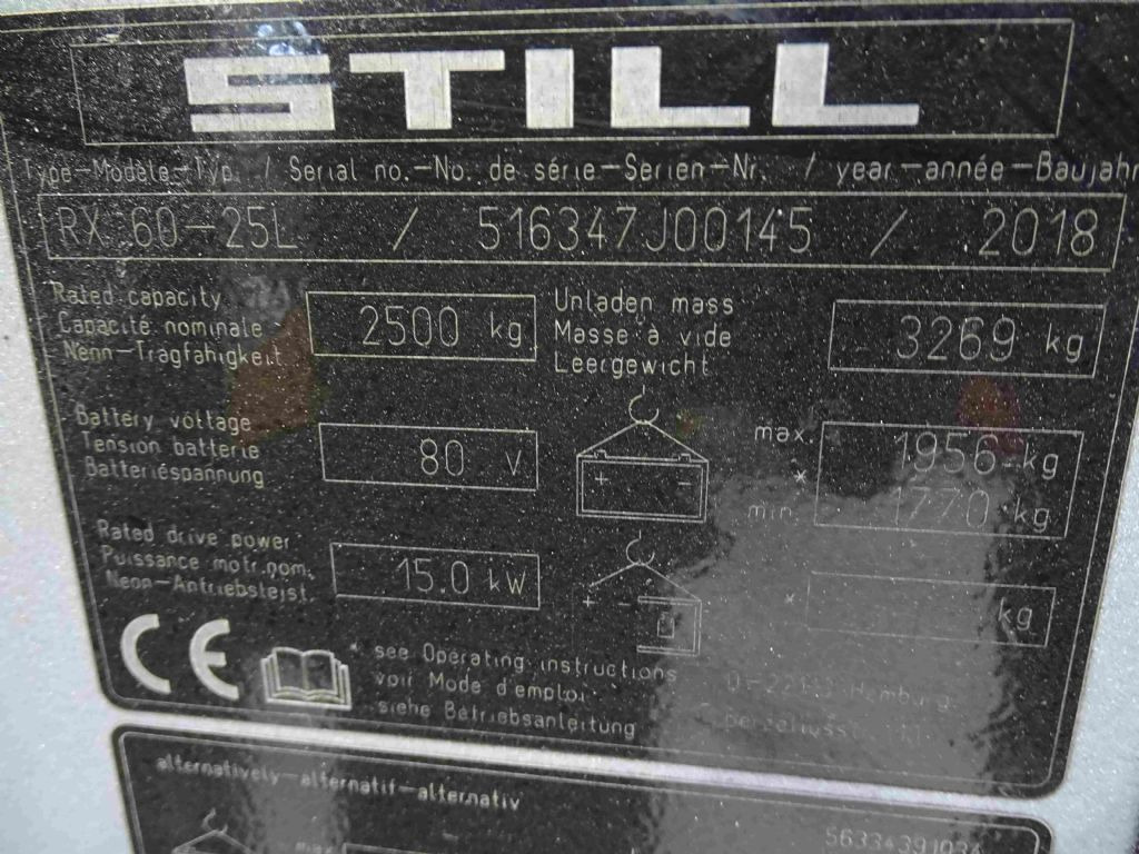 Still RX60-25L - Electric forklift: picture 5 Still RX60-25L - Electric forklift: picture 5