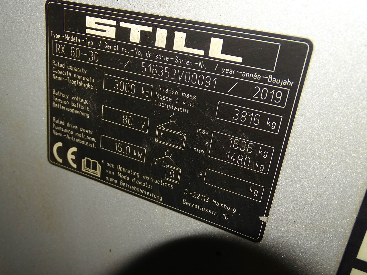 Electric forklift Still RX60-30: picture 6