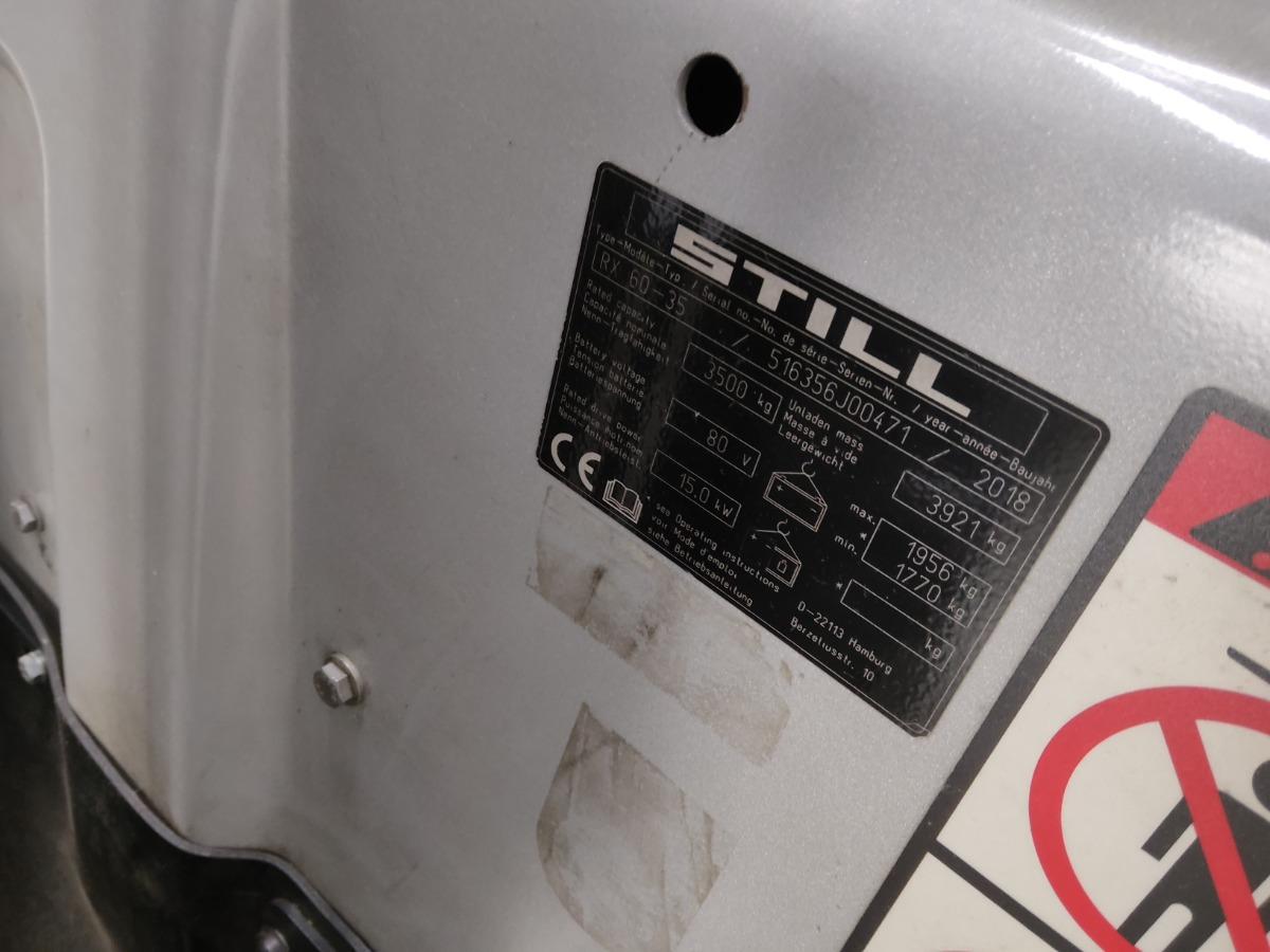 Still RX60-35 - Electric forklift: picture 5 Still RX60-35 - Electric forklift: picture 5