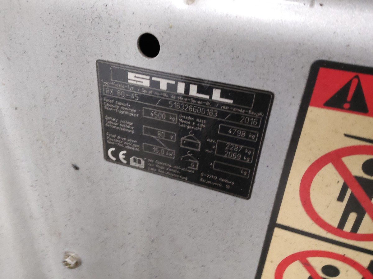 Still RX60-45 - Electric forklift: picture 5 Still RX60-45 - Electric forklift: picture 5