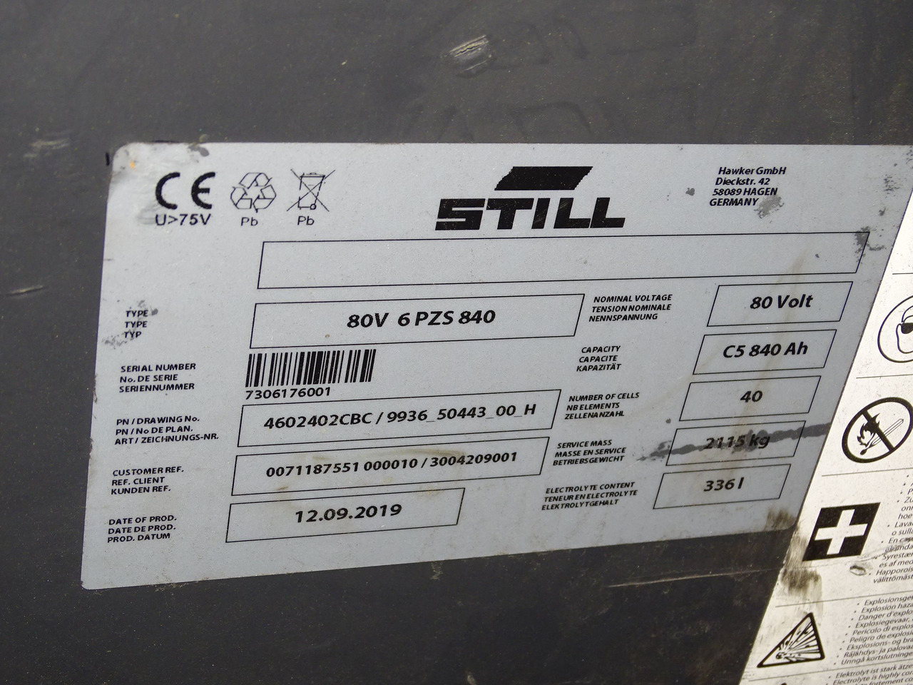 Still RX60-50/600 - Electric forklift: picture 5 Still RX60-50/600 - Electric forklift: picture 5