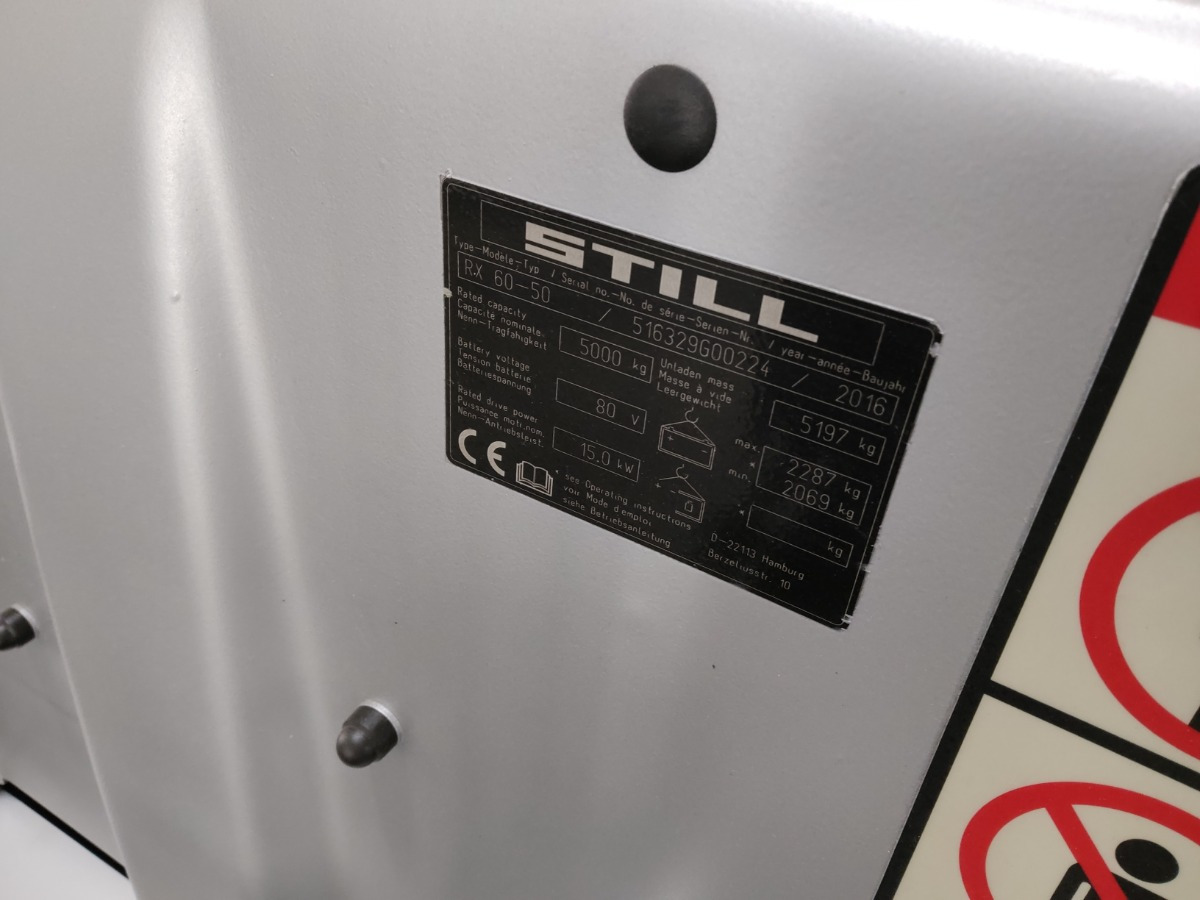 Still RX60-50 - Electric forklift: picture 5 Still RX60-50 - Electric forklift: picture 5