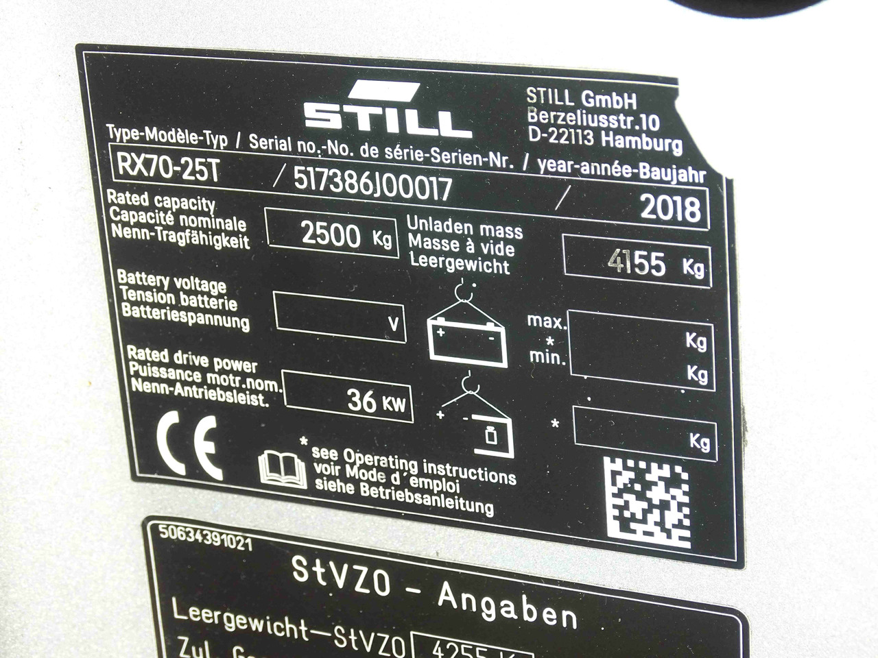 Still RX70-25T - Forklift: picture 5 Still RX70-25T - Forklift: picture 5