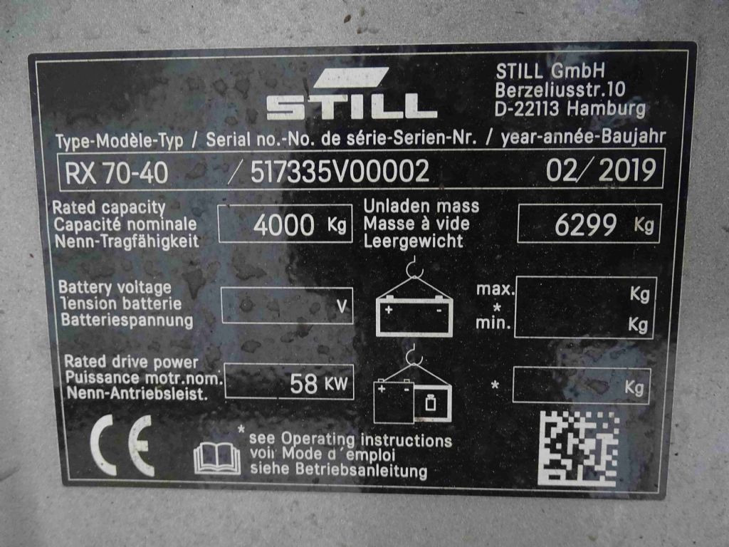 Still RX70-40T - Forklift: picture 5 Still RX70-40T - Forklift: picture 5