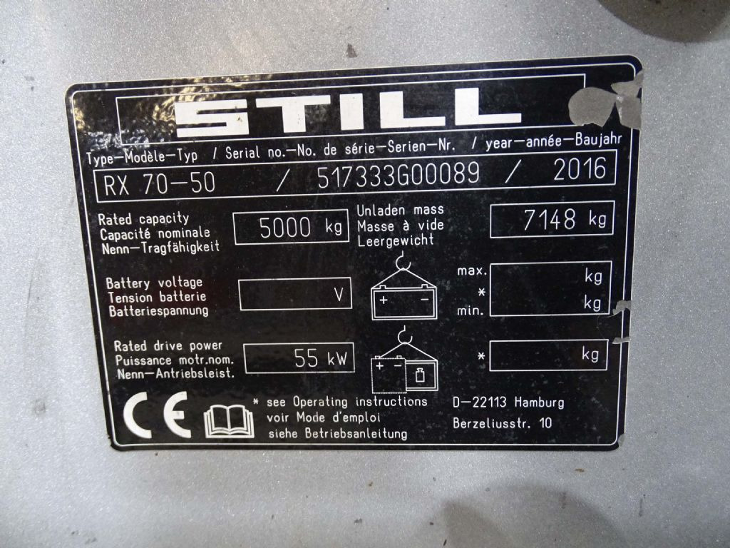 Still RX70-50 - Diesel forklift: picture 2 Still RX70-50 - Diesel forklift: picture 2