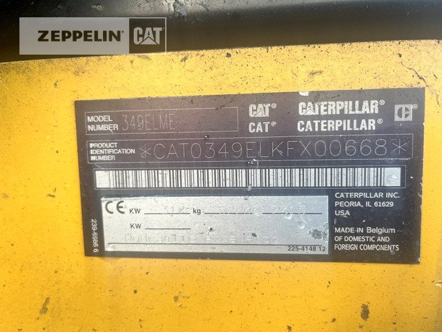Leasing of Cat 349EL Cat 349EL: picture 39