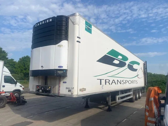 Chereau koelvries 3 asser bpw carrier machine, single temp. - Refrigerator semi-trailer: picture 1 Chereau koelvries 3 asser bpw carrier machine, single temp. - Refrigerator semi-trailer: picture 1