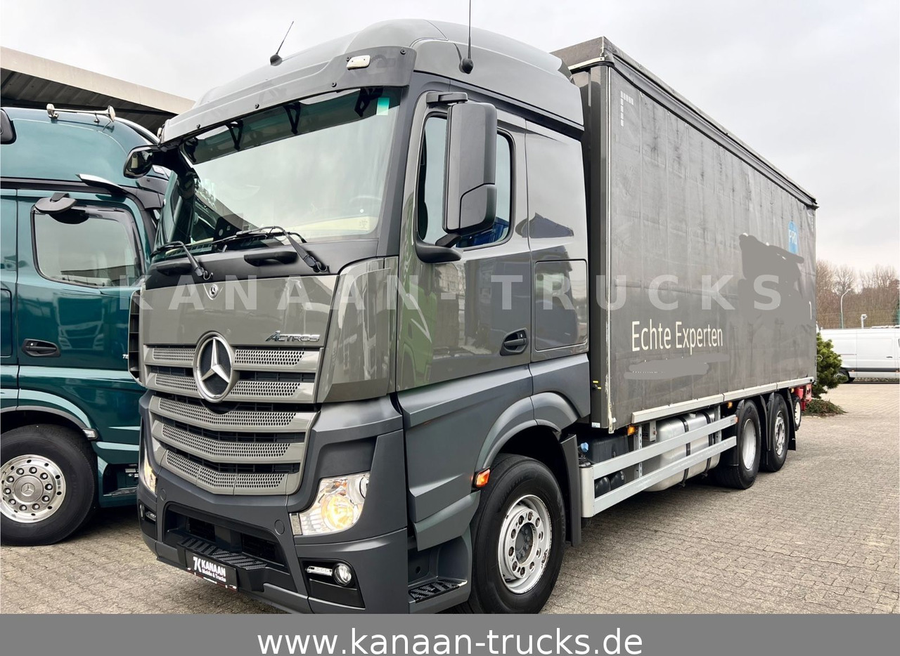 Mercedes-Benz 2548 Actros 6x2 Pritsche Moffet Mitnahme stapler - Curtainsider truck: picture 3 Mercedes-Benz 2548 Actros 6x2 Pritsche Moffet Mitnahme stapler - Curtainsider truck: picture 3